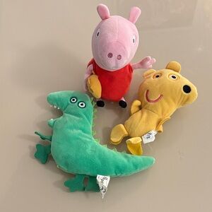 Peppa Pig, Dinosaur, and Bear Toy Set